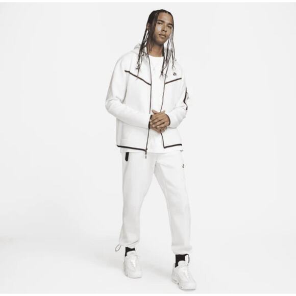 Nike Sportswear Tech Fleece Full Zip Men's Sz XXL Hoodie White CU4490-072 *READ* - Picture 13 of 13